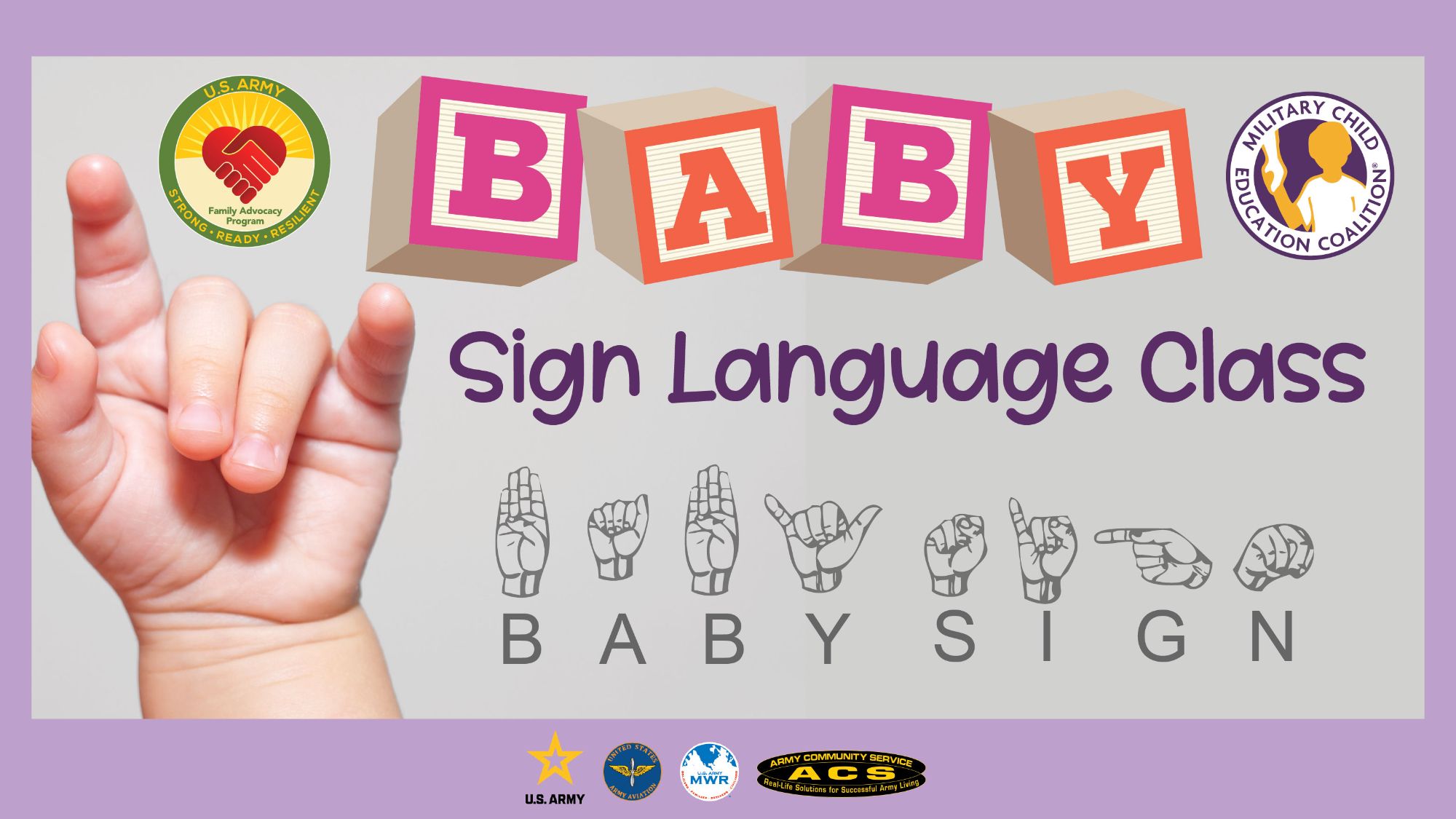 Baby Sign Language Class - August