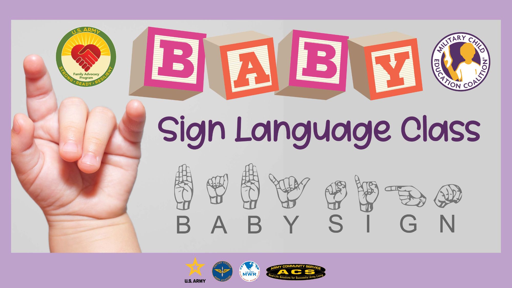 Baby Sign Language Class - July