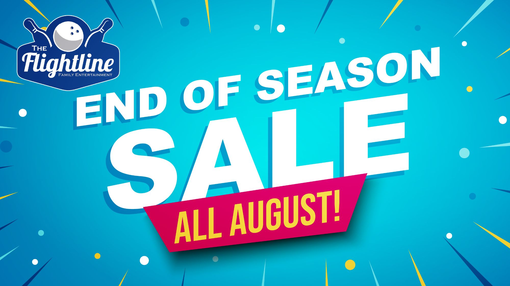 End of Season Sale at The Flightline