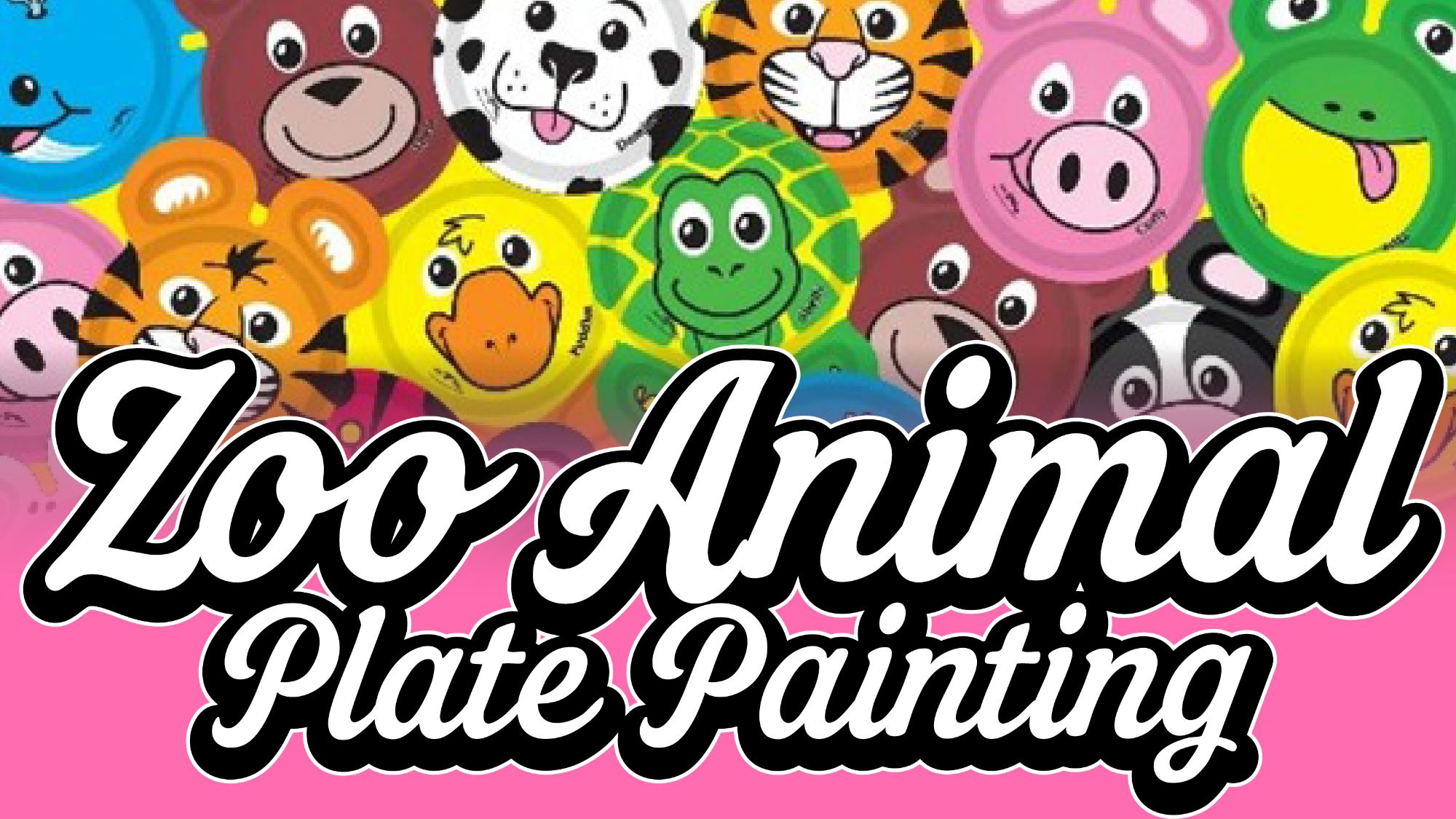 Zoo Animal Plate Painting - Sept.