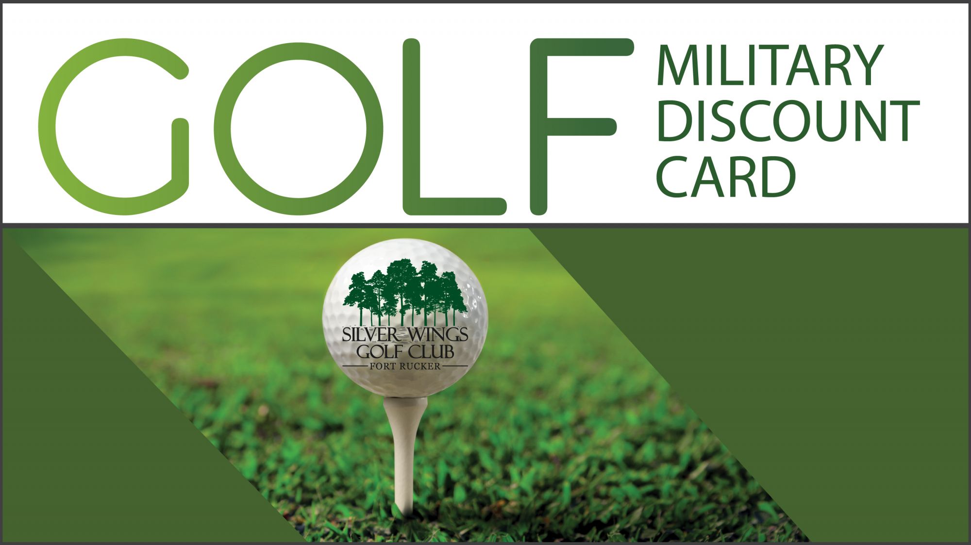 2022 Golf Discount Card Ft. Rucker US Army MWR